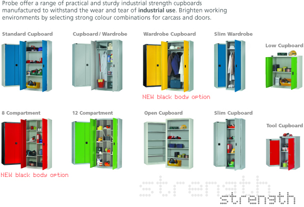 Industrial Cupboard - Shelf Loading 85kg (UDL)